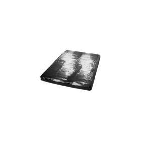 Drap de lit en vinyle noir 200 x 230 cm  